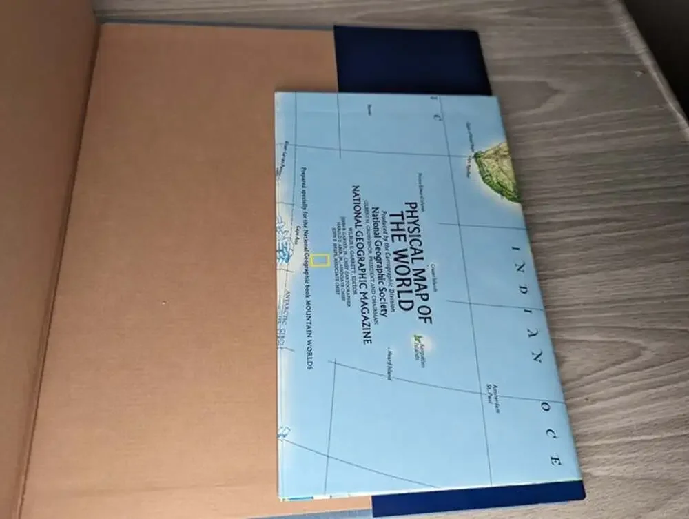 Vintage Mountain Worlds National Geographic 1988 Hardcover Book